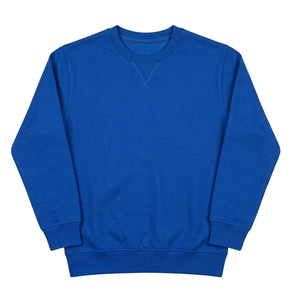 Long Sleeve Fleece Pullover Plain Breathable Casual Warm Training Classic Crew Neck Sweatshirt For Men - Product Image 3