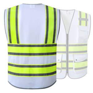 Chaleco de Seguridad de Alta Visibilidad para Hombre, Hecho a Medida, con Certificación EN, Transpirable, Impermeable y Antiarrugas para Mayor Seguridad - Product Image 6