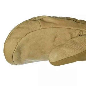 Mitaines personnalisées en cuir véritable et fourrure de mouton pour femme, chaudes pour l'hiver, à motifs, gants thermiques pour les mains - Product Image 4