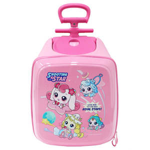 Teenieping Kids Wing <b>Ride</b>-<b>On</b> Suit Case Shooting Star Design for Children's Travel <b>Luggage</b> - Product Image 2