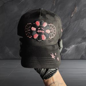 Gorra Deportiva Unisex de 5 Paneles de Alta Calidad, Ajustable, con Visera de Gamuza Bordada a Mano, Transpirable, Impermeable, de Tela de Algodón a Rayas - Product Image 5