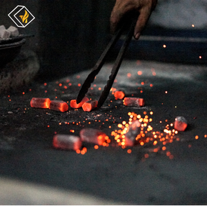 Charbon à chicha de qualité supérieure d'Indonésie, fabrication OEM, étiquette privée, 100% charbon de coque de noix de coco naturel, briquettes à faible teneur en cendres - Product Image 6