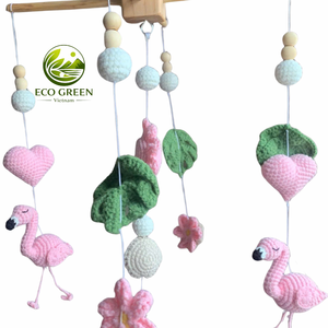 Móvil de Bebé Hecho a Mano Personalizado, Móvil de Cuna con Nombre Personalizado, Decoración para Cuarto de Bebé, Regalo de Baby Shower para Recién Nacidos, Niños y Niñas - Product Image 3