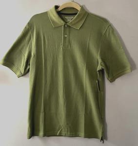 Camisa de Verano para Hombre, Antiarrugas, de Punto, con Logotipo Bordado, de Algodón, para Golf, Uniforme de Negocios, Color Sólido - Product Image 4