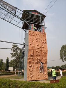 Torre de Actividades Múltiples Comercial para Parques de Aventura, Torre de Desafío al Aire Libre con Circuito de Cuerdas y Elementos de Escalada - Product Image 3