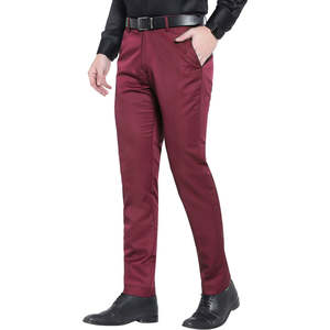 Pantalon de ville pour homme, élégant et tendance, idéal pour les événements nocturnes, offre un tissu confortable et respirant - Product Image 3