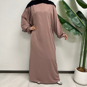 Vestido Abaya Cerrado Modest Nida 2024, Nuevo Modelo, Suave y de Primera Calidad, Vestido Musulmán Elegante para Mujer, Ropa Islámica de Dubái - Product Image 5