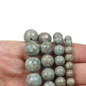 Nouveautés Perles de jade corail fossile naturel de haute qualité pour la fabrication de bijoux - Product Image 2