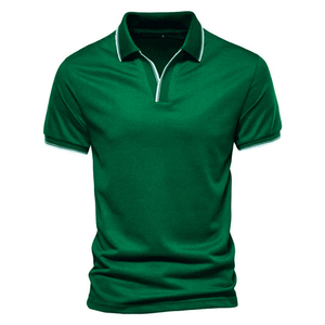 Camiseta Polo Personalizada de Alta Calidad para Hombre, Manga Corta, Corte Ajustado, Informal, para Negocios, Golf - Product Image 2