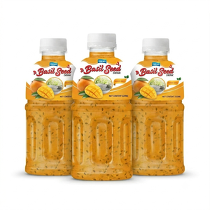 Boisson Tan Do Beverage JSC OEM/ODM en bouteille PET de 320 ml, jus de mangue et de graines de basilic avec des ingrédients naturels - Product Image 1