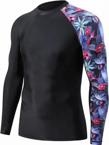 <b>Short</b> Sleeve Rash Guard for Men <b>Women</b> Lightweight Quick Dry Compression Shirt for <b>Swimming</b> Surfing Gym Fitness Outdoor Wear - Product Image 1