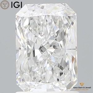 เพชร CVD สี D ความสะอาดระดับ VVS2 น้ำหนัก 1.50 กะรัต รูปทรงเรเดียนท์ พร้อมใบรับรอง IGI สำหรับการสร้างจี้แบบสั่งทำ - Product Image 1