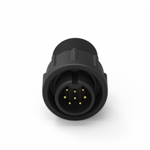 Conector Impermeable IP67 de Latón Moldeado de 8 Pines, Tamaño B, con Cable, 5A y 2A - Product Image 3