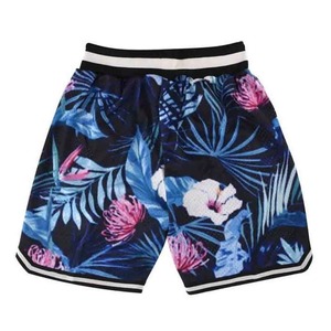 Custom Casual Solid Sublimation Double <b>Layered</b> 100% Polyester Canvas Breathable Anti-Wrinkle Quick Dry Drawstring Closure Shorts - Product Image 2