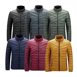 Blouson Bomber Uni Vithas Industry pour Homme Grande Taille Imperméable avec Fermeture Éclair en Cuir Véritable et Doublure en Toile - Product Image 5