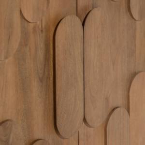 Mueble Bar de Madera Maciza Vandana Vesta Pebble, Mueble de Almacenamiento para Bar en Casa, Diseño Moderno - Product Image 5