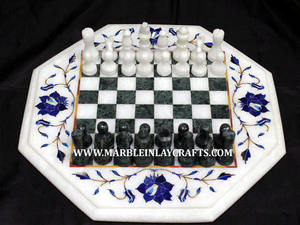 Increíble diseño de forma cuadrada de mármol blanco con incrustaciones florales para mesa de centro y decoración de restaurante - Product Image 6