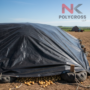 ผ้าใบโพลี 20x20 ฟุต สำหรับงานอุตสาหกรรม ป้องกันแสงแดด ฝน และสิ่งสกปรก เหมาะสำหรับโรงเรือน คลังสินค้ากลางแจ้ง และการขนส่ง (ขายส่ง) - Product Image 6