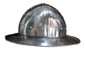 Casco Medieval Hecho a Mano, Casco de Caballero de Acero Suave, Armadura Histórica para Recreación Histórica, Disfraz de Cosplay, Disfraz para Halloween y Navidad - Product Image 2
