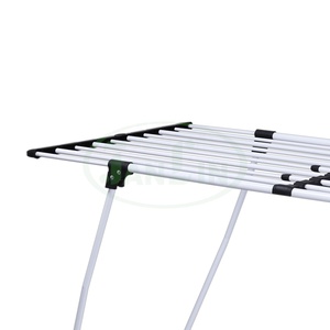 Séchoir à linge pliable, gain de place, durable, stable, organisateur pour balcon, salle de bain, support à linge intérieur/extérieur - Product Image 1