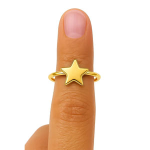 แหวนดาวเคราะห์ดีไซน์ใหม่ เงินแท้ 925 สำหรับผู้หญิง สไตล์มินิมอล เรียบง่าย ราคาส่งจากโรงงาน - Product Image 2