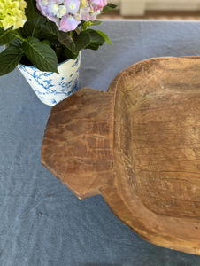 Tazón de masa de madera encantado vintage Tazón de madera artesanal para servir de proveedor indio Masa para servir al por mayor Precio barato - Product Image 5