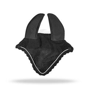 Outils équestres : Bonnet anti-mouches personnalisé pour chevaux, protection des oreilles en maille de laine pour l'équitation, l'entraînement et la compétition - Product Image 1