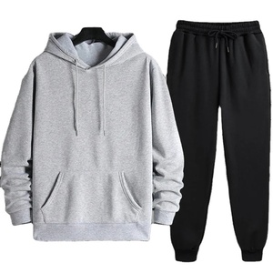 Nuevo chándal ecológico sin costuras para hombre, sudadera informal de Color sólido, ropa de calle, ropa deportiva para correr, sudaderas con capucha de Otoño Invierno - Product Image 2