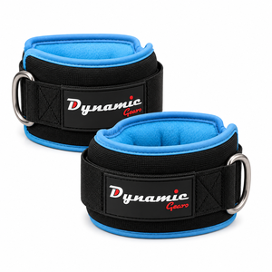Custom Adjustable Neoprene Ankle Strap D Ring Hook and Loop Ankle Strap <b>Cable</b> Machines Ankle Strap Wholesale comfortable for gym - Product Image 4