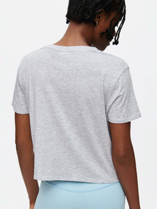 T-shirt basique décontracté de qualité supérieure pour femme, col rond, manches courtes, personnalisable avec impression sérigraphique - Product Image 2