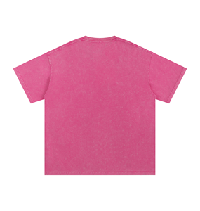 เสื้อยืดคอตตอนทรงโอเวอร์ไซส์สไตล์วินเทจแนวสตรีทแวร์ ใส่สบายทรงหลวม แขนสั้น ยูนิเซ็กส์ สำหรับฤดูร้อน - Product Image 6