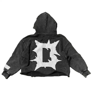 Sudadera con Capucha Casual para Hombre, Invierno 2025, al por Mayor, con Cordón Ajustable, Transpirable, Resistente al Viento, Tejida, con Logotipo Personalizado, Ecológica, de Secado Rápido - Product Image 2