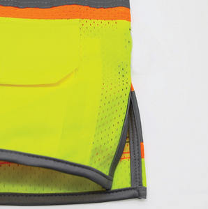 Chaleco Reflectante de Alta Visibilidad para Hombre, Transpirable, con Logotipo Personalizado, para Trabajo Táctico, Seguridad, Industria y Construcción - Product Image 5