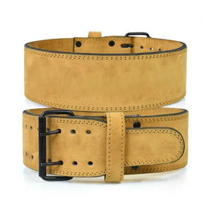 Ceinture de musculation en cuir de haute qualité, personnalisée, pour la musculation et l'entraînement de force, protection en cuir premium pour les sports - Product Image 6