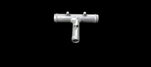 Conector en T de aluminio para manguera de calefacción tipo T para el sistema de refrigeración King Long Golden Dragon - Product Image 2