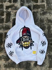 Survêtement imprimé personnalisé pour homme, hiver, 100% coton, doublure polaire, coupe ample, anti-rétrécissement, sweat à capuche - Product Image 2