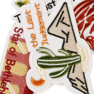Parches Bordados Personalizados al por Mayor, Parche Termoadhesivo de Nube Arcoíris, Insignia de Tela Bordada en 3D para Sombreros, Bolsos, Chaquetas, Ropa Infantil - Product Image 6