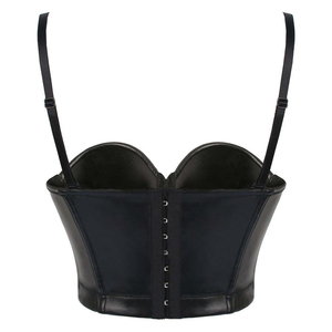 Corset en cuir PU respirant grande taille pour femmes - Shapewear à compression élevée pour usage quotidien et sportif, tailles et couleurs personnalisables - Product Image 2