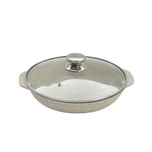 Casserole en alliage d'aluminium HOCA avec intérieur en céramique antiadhésive, couvercle en verre, fond à induction, diamètre 20 cm, compatible lave-vaisselle et congélateur - Product Image 3