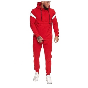 Ropa de entrenamiento térmico de alta calidad para hombre, Sudadera con capucha y pantalones atléticos al por mayor, chándales para invierno - Product Image 4