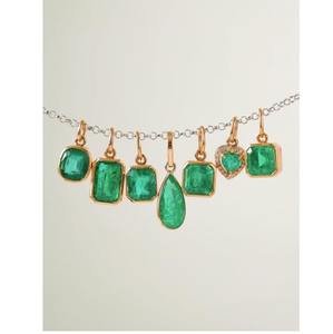 Collier en diamant et pierres précieuses très demandé, idéal pour les soirées, cocktails et événements, disponible au prix d'usine - Product Image 2