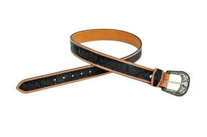 Handcrafted Genuine Leather Western <b>Belt</b> for Men Tooled Leather Design OEM Wholesale Supplier - Product Image 3