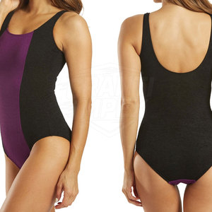 Maillot de bain une pièce grande taille pour femme, avec logo frontal, en tissu respirant nylon/polyester, coupe brésilienne – Meilleure vente - Product Image 6