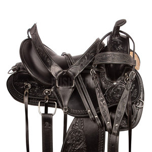 Selle de cheval d'extérieur haut de gamme avec rembourrage ergonomique et confortable pour les séances d'équitation quotidiennes - Product Image 4