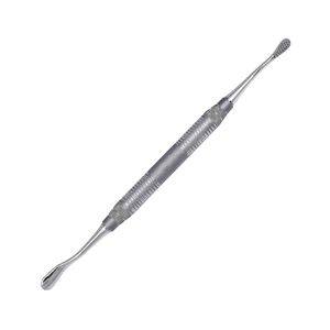 Lima dental de doble punta con dientes cruzados de acero inoxidable, instrumento quirúrgico para procedimientos de modelado y acabado óseo - Product Image 6