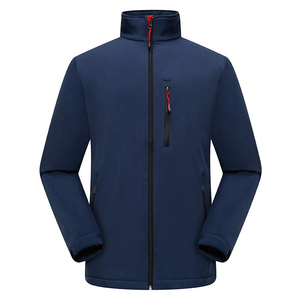 Premium Design Customized <b>Men's</b> Fashionable Warm Soft <b>Half</b> Polyester Outdoor Workwear Softshell <b>Jacket</b> - Product Image 3