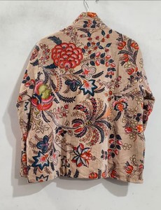 Embroidered Cotton Suzani <b>Jackets</b> Bohemian <b>Jacket</b> <b>for</b> <b>Women</b> Handmade Floral Ethnic Embroidery Fashion Statement Layering Wear - Product Image 2