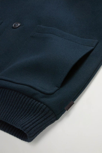 Veste universitaire d'hiver pour homme, style vintage, en laine, imperméable et respirante, avec manches en toile de laine épaisse, fabrication OEM sur mesure - Product Image 3