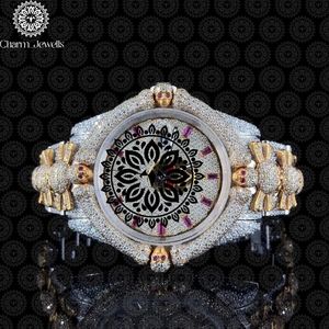 Reloj de Lujo para Mujer Charm Jewells, 38 mm, Análogo Irregular de Cuarzo, Correa de Acero Inoxidable, Esfera de Cristal de Zafiro, Bisel con Diamantes - Product Image 1