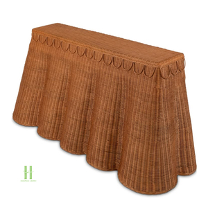 BEST PRICE Natural Rattan Hallway <b>Table</b> Eco Friendly Handmade Wicker Console Furniture for Modern Interior Decoration - Product Image 6